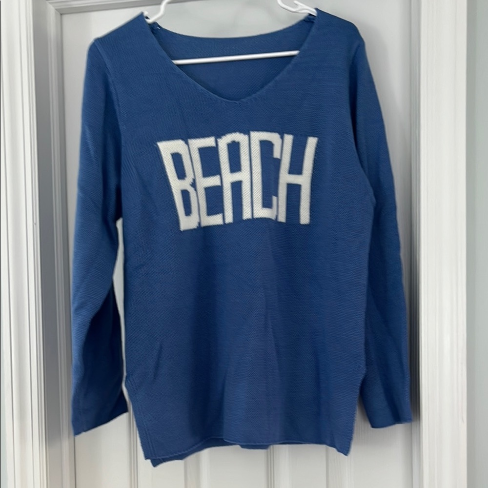Blue Beach Sweater